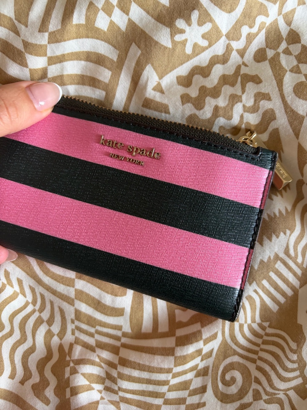 Kate Spade Striped Wallet - Picture 2 of 6